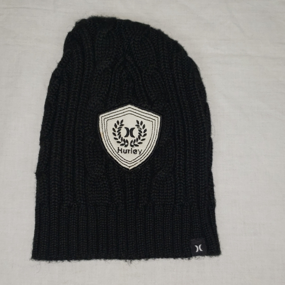 Hurley• kids beanie cable knit black